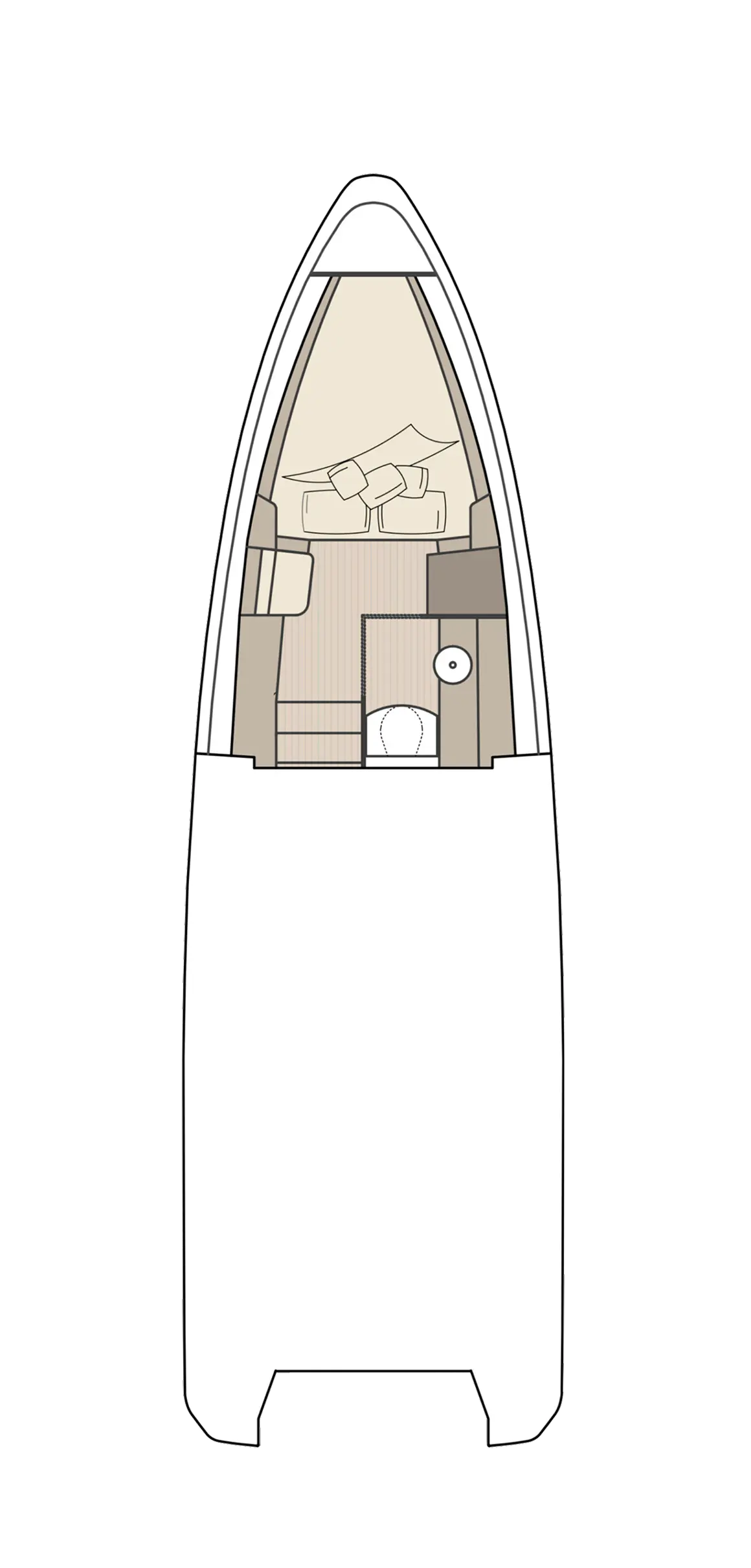 Cabine avant